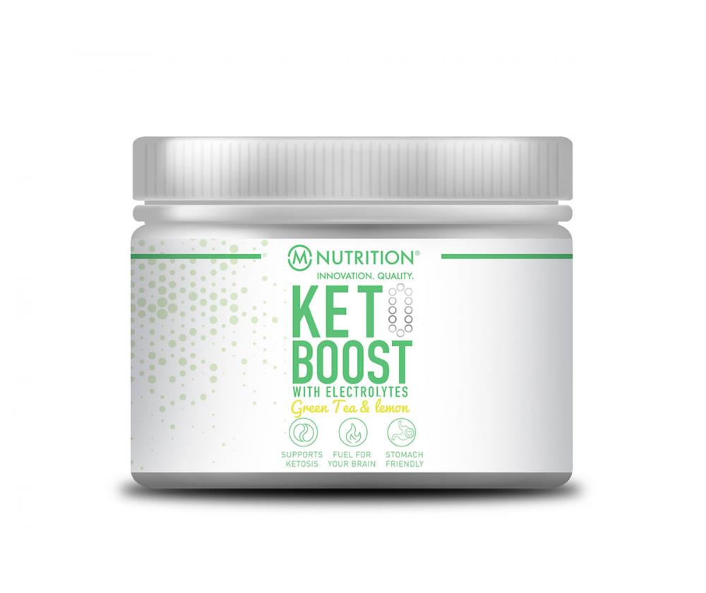 M-Nutrition KET-0 Boost with Electrolytes, Green Tea & Lemon, 170 g