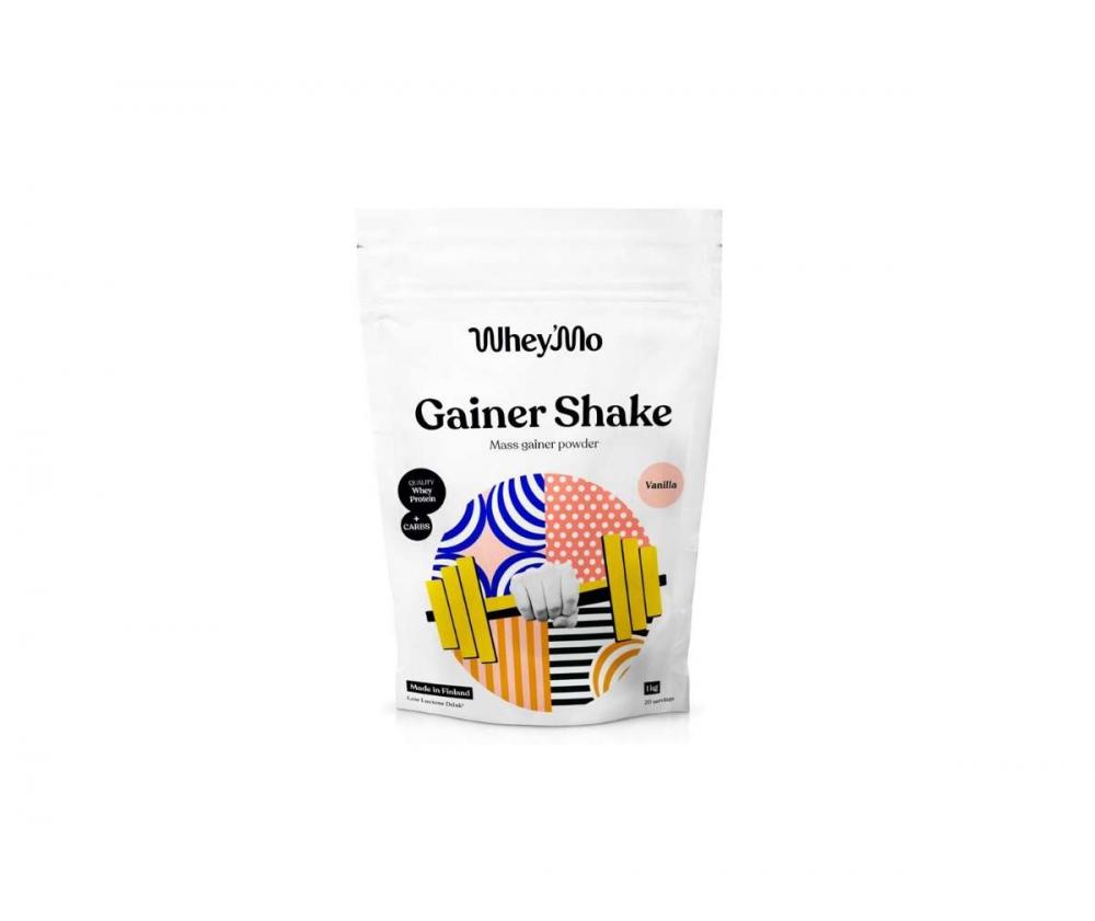 WheyMo Gainer Shake, 1 kg, Vanilla, päiväys 10/21