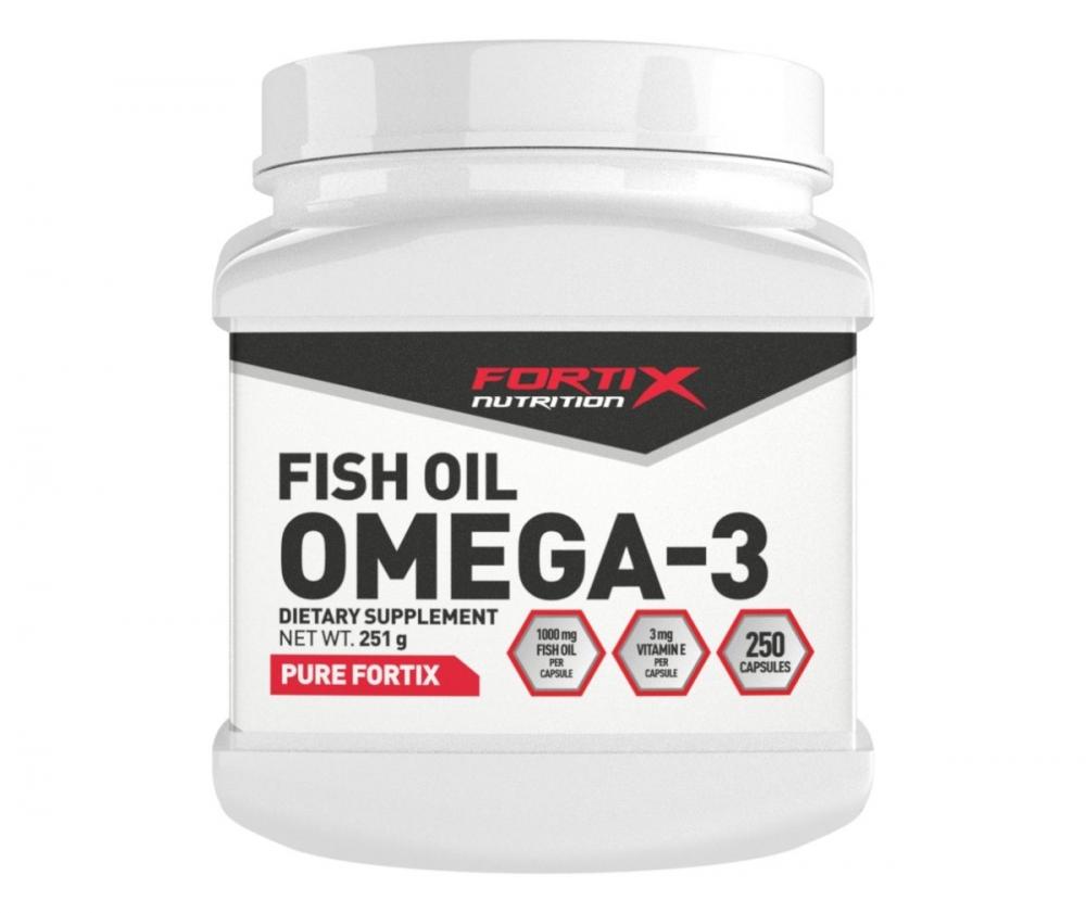 Fortix Pure Omega-3 Fish Oil, 250 kaps.