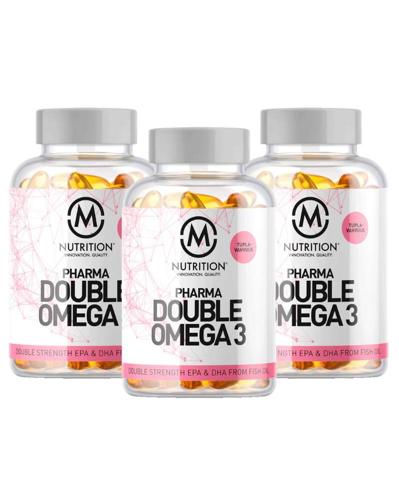 Big Buy: 3 kpl M-Nutrition Pharma Double Omega 3 (360 kaps.)