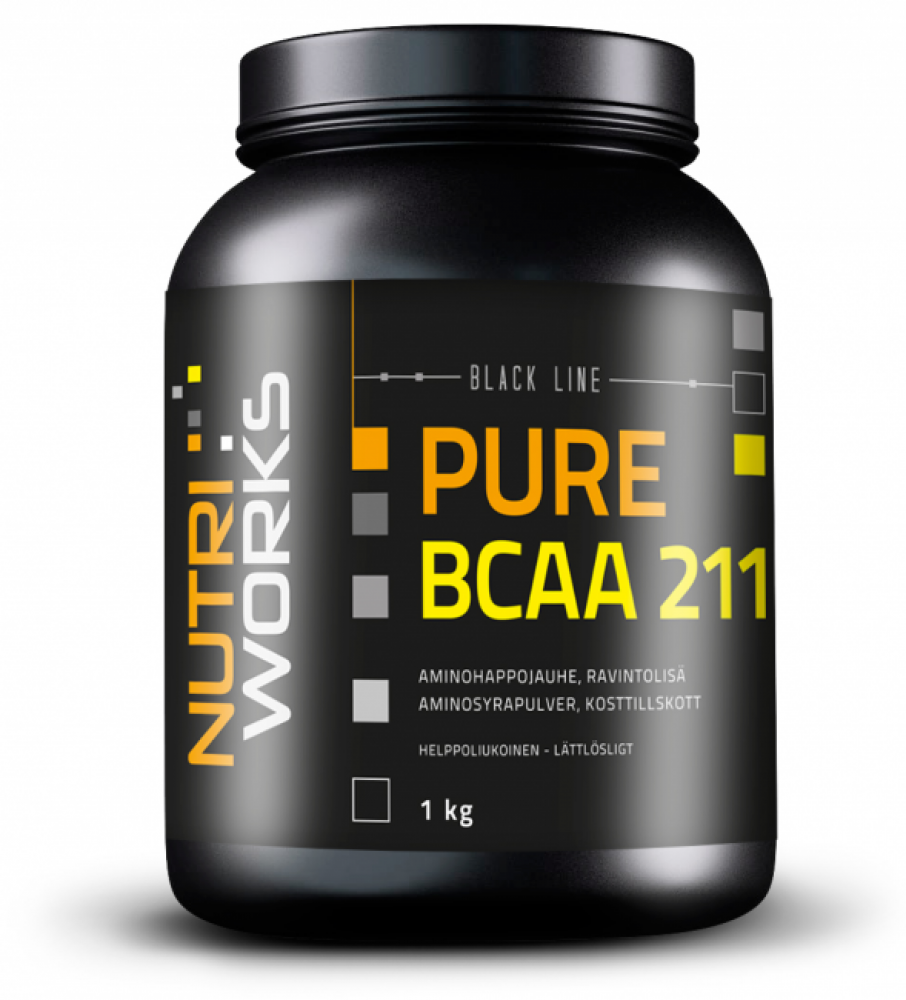 Nutri Works Black Line Pure BCAA 2:1:1, 1 kg