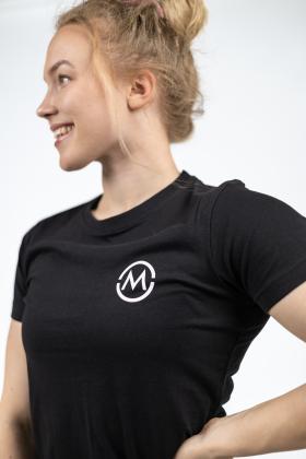 M-Sportswear Naisten T-paita, valkoisella logolla