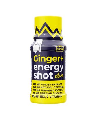 Puls Ginger + Energy Shot, 60 ml, Citrus