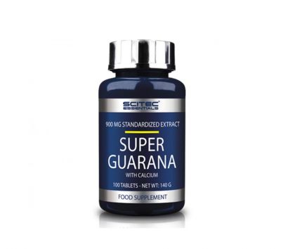Scitec Super Guarana + Calcium, 100 tabl.