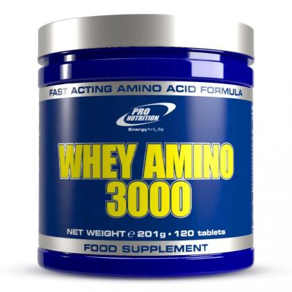 Pro Nutrition Whey Amino 3000, 120 tabl. (Päiväys 07/22)
