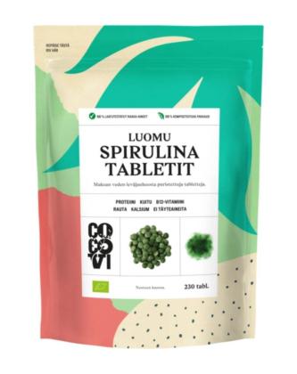 CocoVi Spirulina-tabletit, 115 g, 230 tabl.