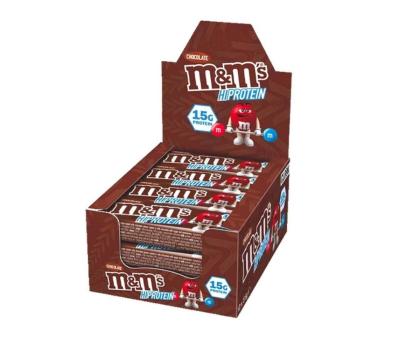 12 kpl M&Ms Hi Protein Bar, Chocolate (51 g)