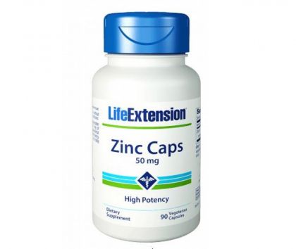 LifeExtension Zinc Caps (50 mg), 90 kaps.