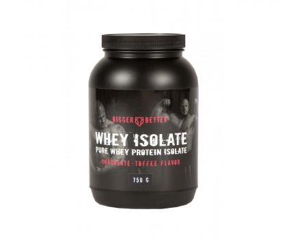 BIGGER=BETTER Whey Isolate, 750 g, Chocolate Toffee