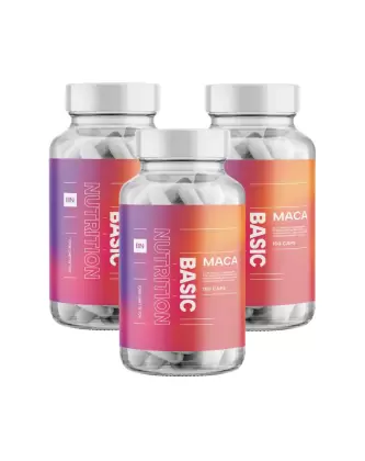 Big Buy: 3 kpl Basic Nutrition Maca (450 kaps.)