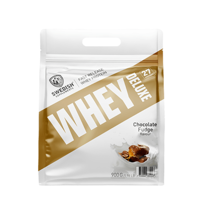 Swedish Supplements Whey Deluxe, 900 g, Chocolate Fudge