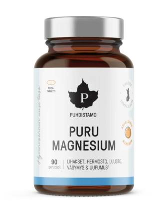 Puhdistamo Puru Magnesium, 90 tabl.