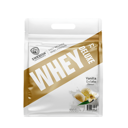 Swedish Supplements Whey Deluxe, 900 g, Vanilla Gelato