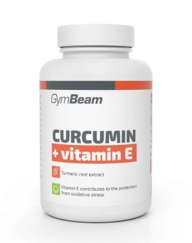 GymBeam Curcumin + Vitamin E, 90 tabl. (05/23)