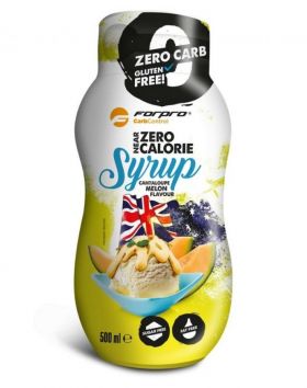 ForPro Near Zero Calorie Syrup, 500 ml, Cantaloupe Melon (4/22)