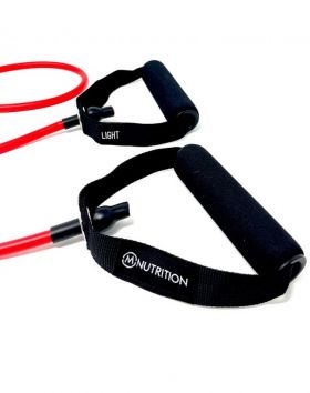 M-Nutrition Training Gear Resistance Tube, Light Red