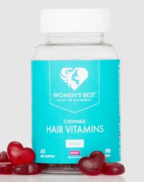 Womens Best Chewable Hair Vitamins, 90 kpl. (Tarjouserä!)