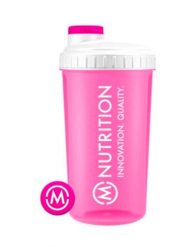 M-Nutrition Shaker, Neon Pinkki 750 ml