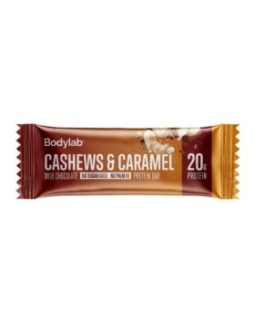Bodylab Protein Bar, 55 g, Cashews & Caramel (päiväys 02/23)