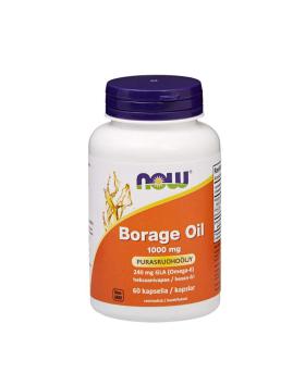 NOW Foods Borage Oil 100 mg, 60 kaps.
