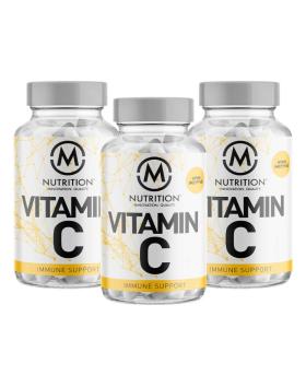 Big Buy: 3 kpl M-Nutrition Vitamin C, 120 kaps.