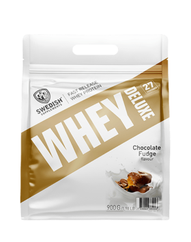 Swedish Supplements Whey Deluxe, 900 g, Chocolate Fudge