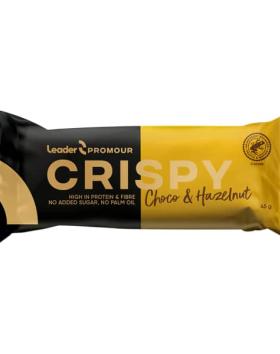 Leader Promour Crispy, 45 g, Choco & Hazelnut